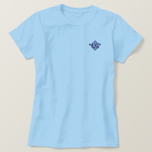 Custom Embroidered Monogrammed Polo (Design Front)