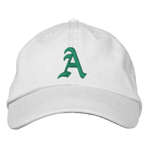 Custom embroidered name monogram initial letter  baseball cap