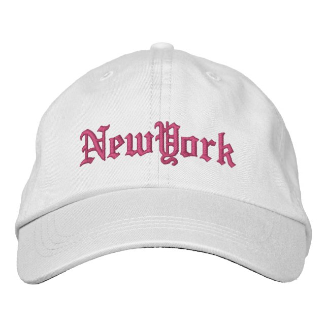 Custom embroidered New York Baseball Cap (Front)