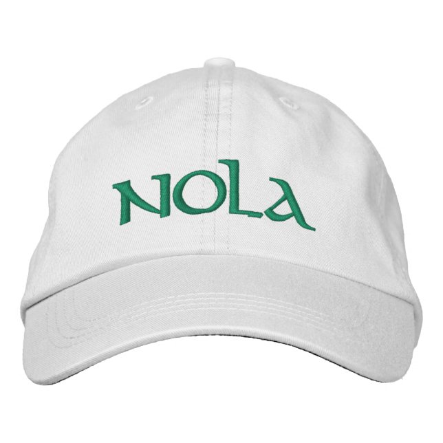 Custom embroidered Nola Mardi Gras Baseball Cap (Front)