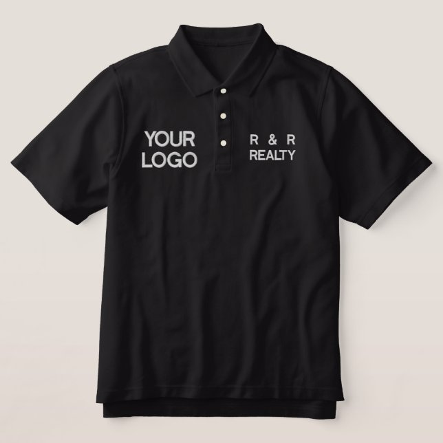 Custom Embroidered REALTY LOGO TEE SHIRT (Design Front)
