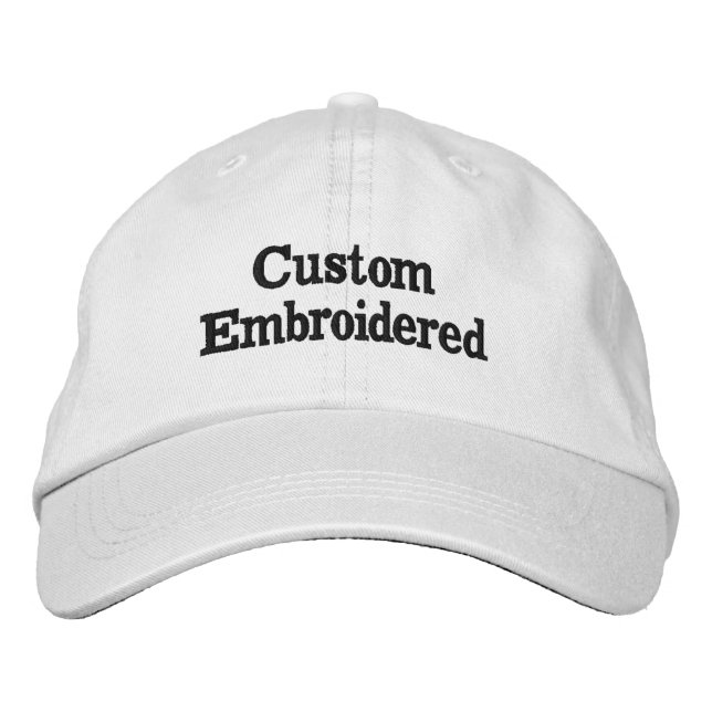 Custom Embroidered Snapback Personalized Baseball  Embroidered Baseball Cap (Front)