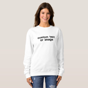 Custom Embroidered Sweatshirt - Personalized Text