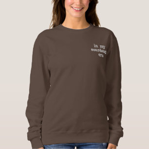 Custom Embroidered Text Embroidered Sweatshirt