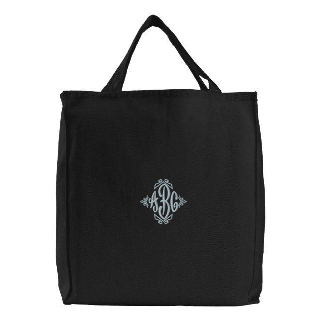 Custom Embroidered Tote Bag (Front)