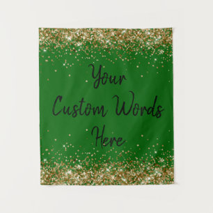 Custom Emerald Backdrop Birthday Party Photo Booth