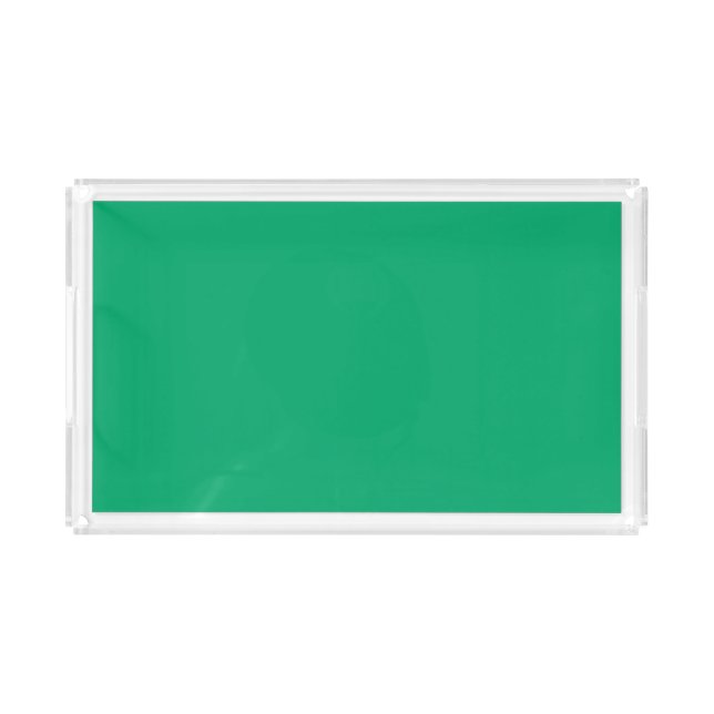 Custom Emerald Green Acrylic Tray (Front)