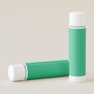 Custom Emerald Lip Balm Tube