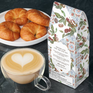 Custom Employee Appreciation Thank You Roasted Coffee