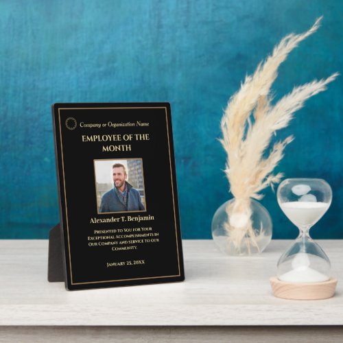 Custom Employee Awards Plaque Photo Personalize