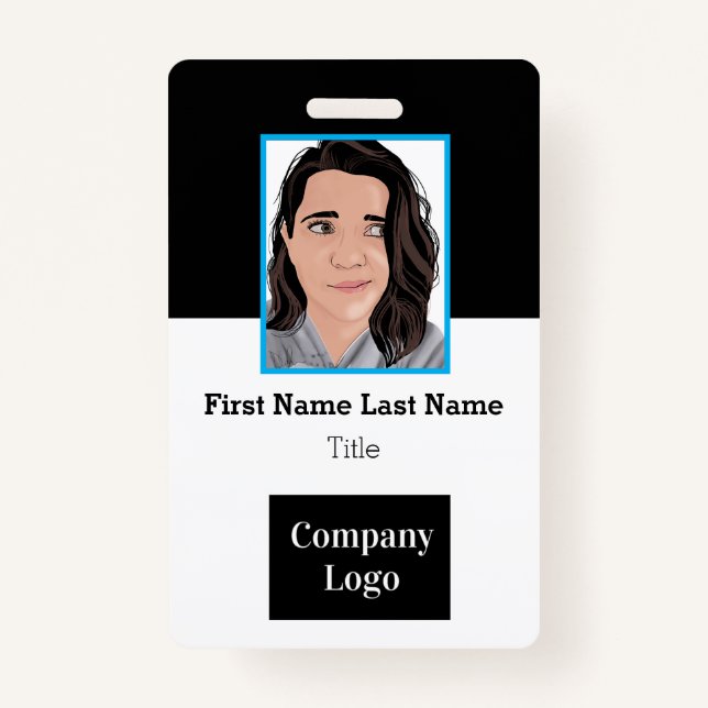 Custom Employee Badge - (Front)