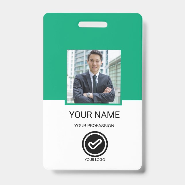 Custom Employee ID Badge (Front)