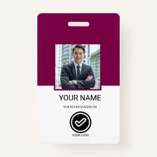 Custom Employee ID Badge