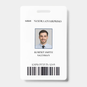 Custom Employee ID Card COMPANY NAME Badge