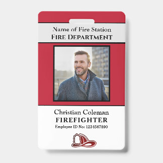 Custom Employee ID Card Photo Logo Bar Code Name Badge