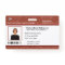 Custom Employee ID Identification Photo Bar Code