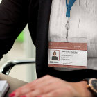 Custom Employee ID Identification Photo Bar Code