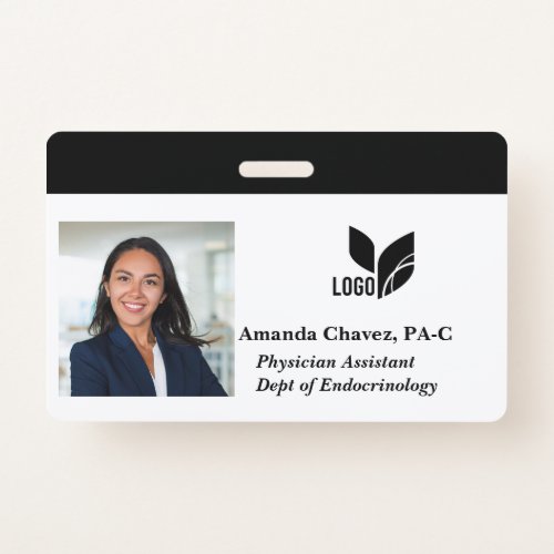 Custom Employee ID Photo Name Badge