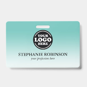Custom Employee, Logo Name Badge   Custom Color