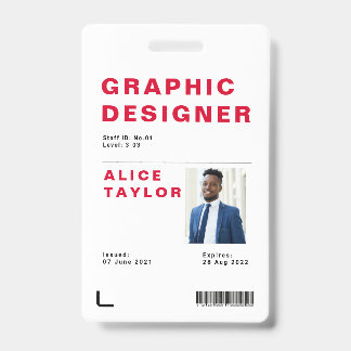 Custom Employee Name  Badge