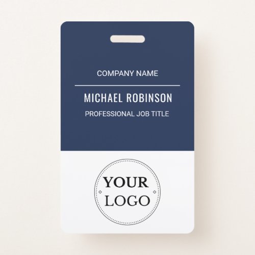 Custom Employee Name Corporate Logo Badge