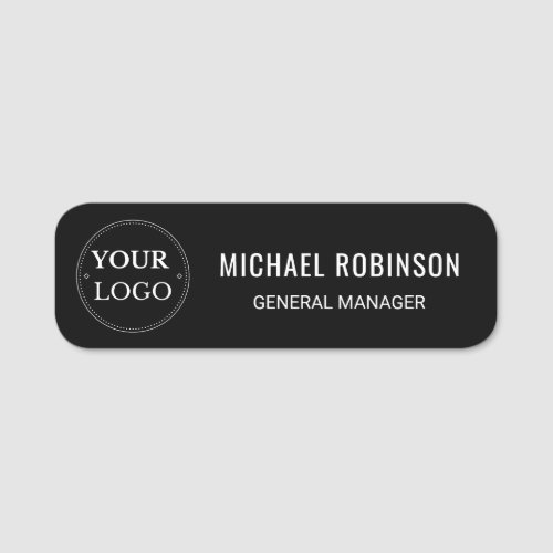 Custom Employee Name Logo Magnetic Or Safety Pin Name Tag