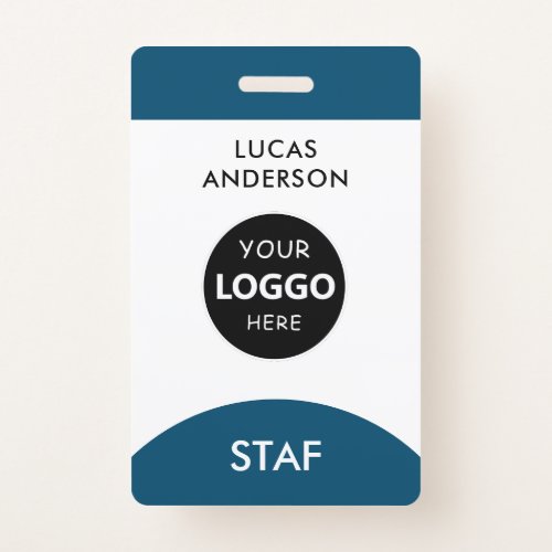 Custom Employee Name Tag Business Logo Staff  Badge