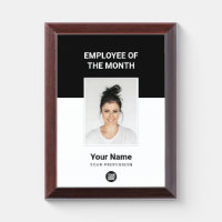 Custom Employee of the Month Logo and Photo