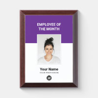 Custom Employee of the Month Logo and Photo