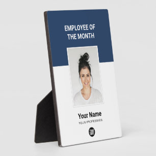Custom Employee of the Month Photo Awards Plaque