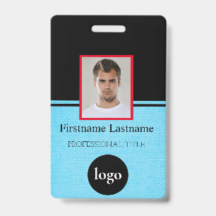 Custom Employee - Photo, Bar Code, Logo, Name Badg Badge