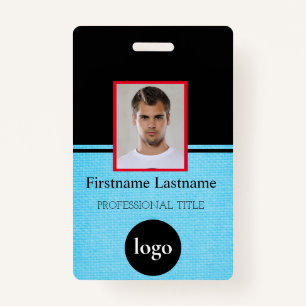 Custom Employee - Photo, Bar Code, Logo, Name Badg Badge