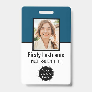 Custom Employee - Photo, Bar Code, Logo, Name Badg Badge