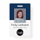 Custom Employee - Photo, Bar Code, Logo, Name
