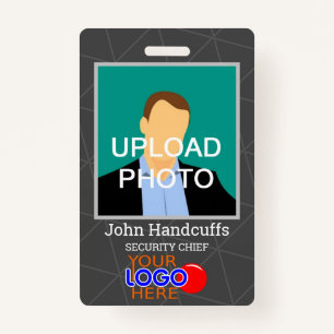 Custom Employee - Photo, Bar Code, Logo, Name Badge