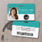 Custom Employee - Photo, Bar Code, Logo, Name