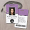Custom Employee - Photo, Bar Code, Logo, Name