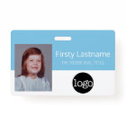 Custom Employee - Photo, Bar Code, Logo, Name