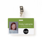 Custom Employee - Photo, Bar Code, Logo, Name