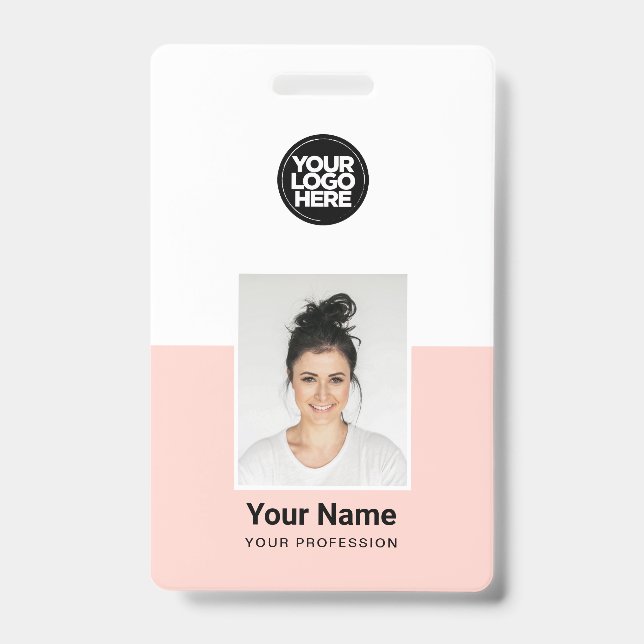 Custom Employee Photo Company Security Id Badges (Front)