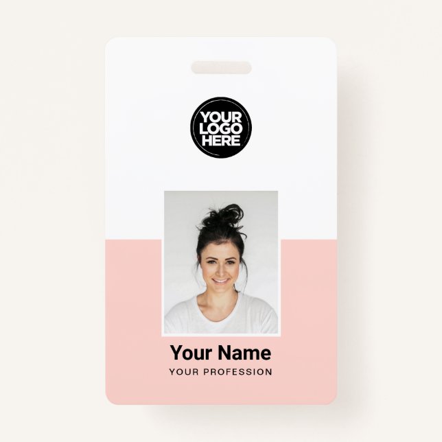 Custom Employee Photo Company Security Id Badges (Front)