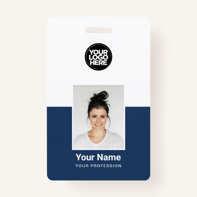 Custom Employee Photo Company Security Id Badges (Front)
