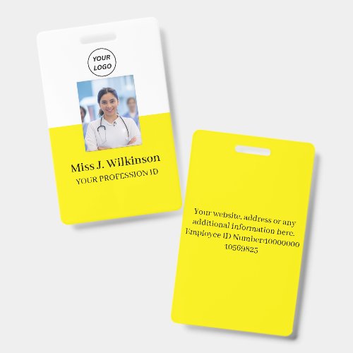 Custom Employee Photo Company Security Id Badges