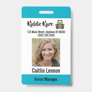 Custom Employee Photo ID Badge