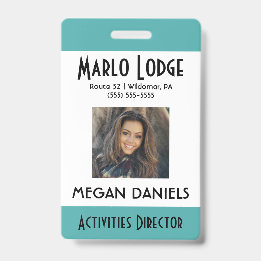 Custom Employee Photo ID Badge