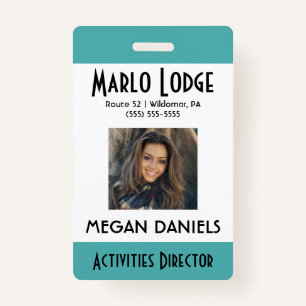 Custom Employee Photo ID Badge