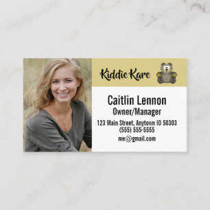 Custom Employee Photo ID Business Card