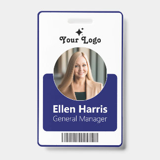 Custom Employee | Photo, Job Title, QR, Name Badge