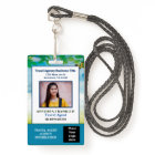 Custom Employee Photo Logo Bar Code Name