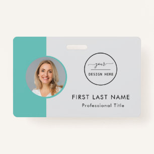 Custom Employee - Photo, Logo, Name ID Badge